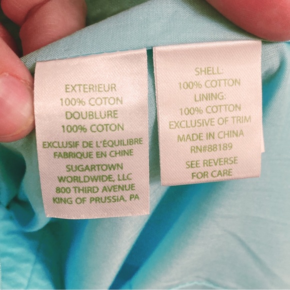 NWT LILLY PULITZER Suzette Shift Dress Serene Blue SZ: 8 - Picture 6 of 16